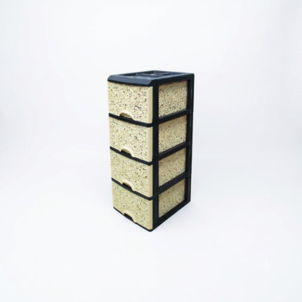 Al Andalus Dantella 4 Drawer Plastic Storage Cabinet Organizer