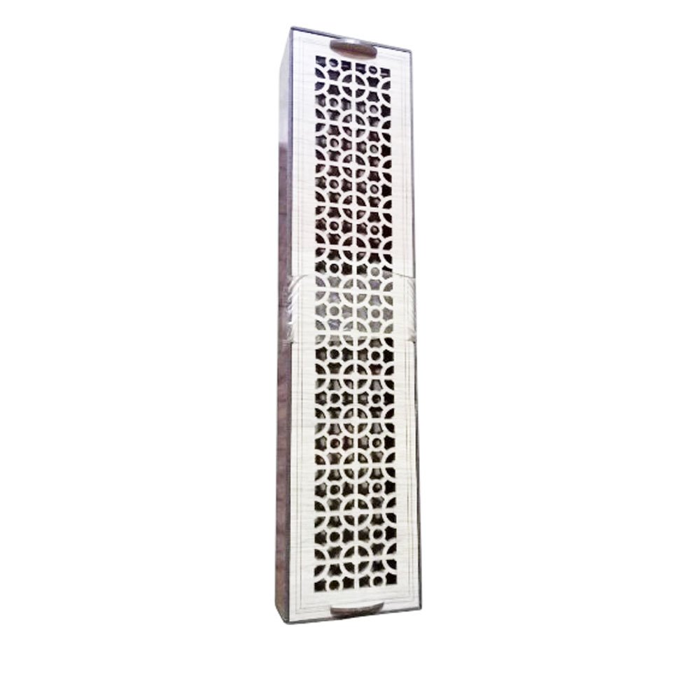 A rectangular wooden incense burner with a hollow lid and heat-insulating lining; an incense box. - Image 5