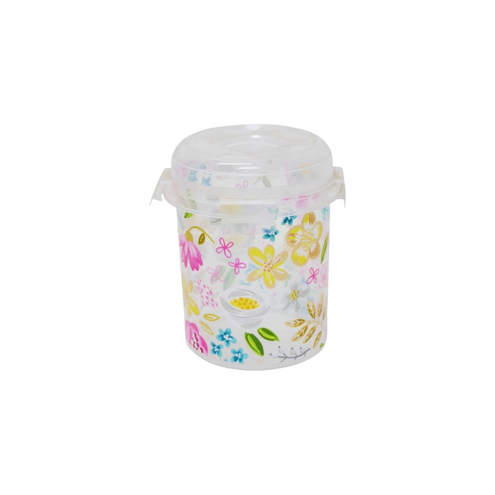 Al Andalus Masa Printed Plastic Food Storage Container Bin With Lid - Floral - Image 6