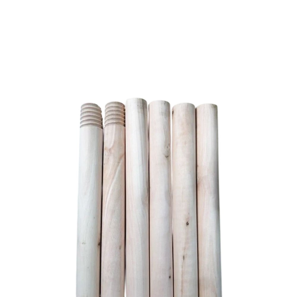 Durable Plain Wooden Handle Stick Threaded Screw End for Brooms Mops Cleaning Tools - Image 5