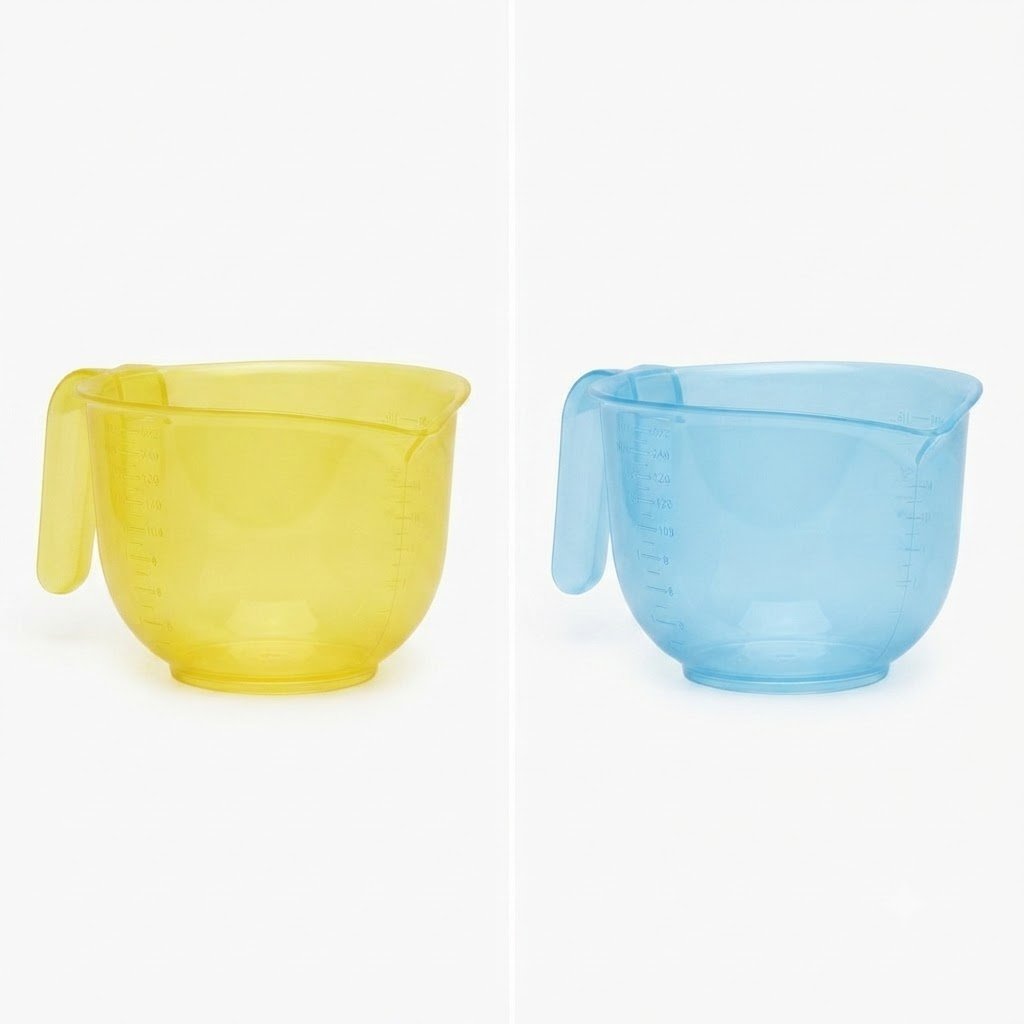 Al Andalus Transparent Plastic Measuring Jug Cup With Handle And Spout - - Image 2