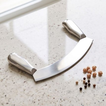 Al Rehman Stainless Steel Mincing Knife Cutter Chopper with Stainless Handles