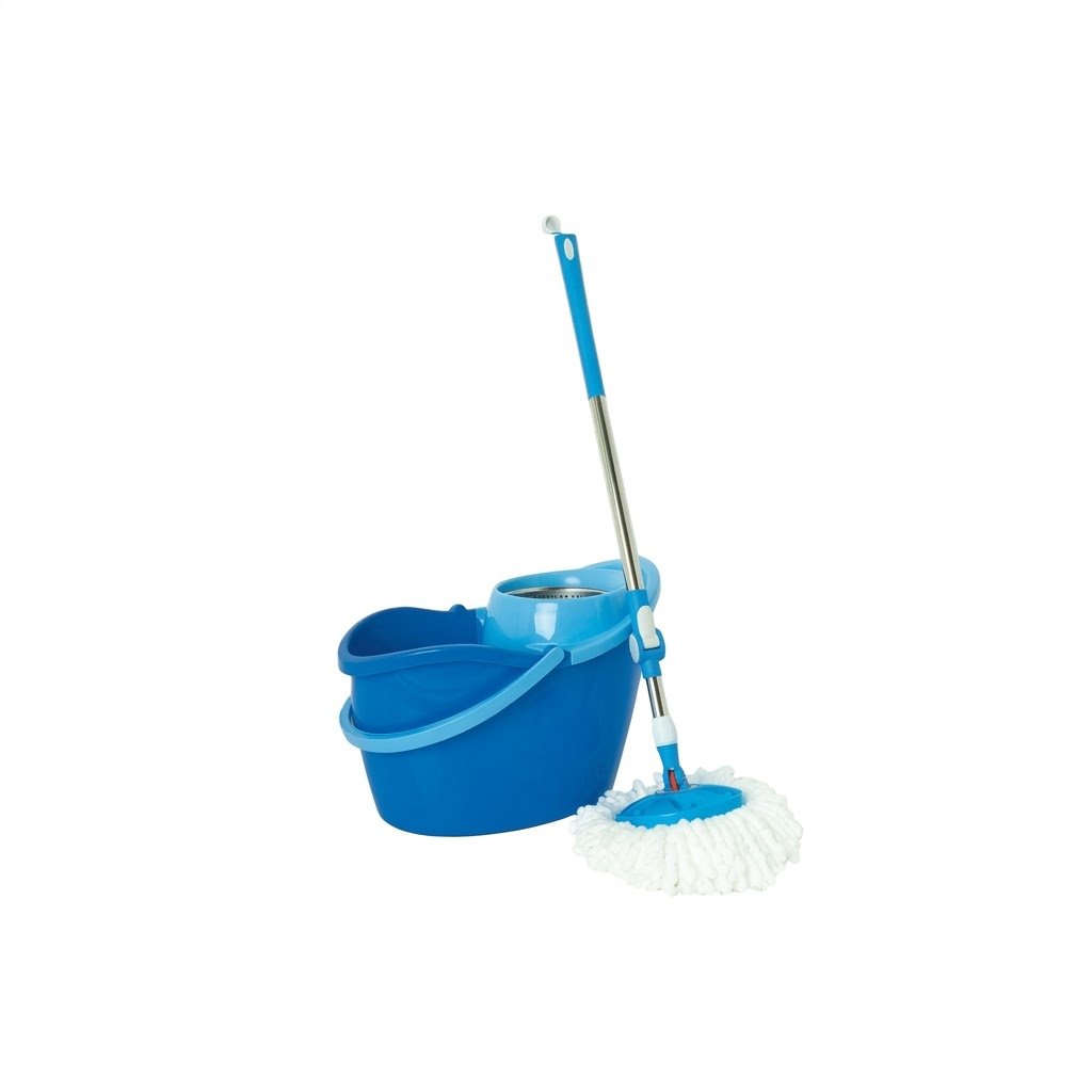 El Andalus Volcano Plastic Heavy Duty Cleaning Bucket Tub with Lid and Handle - Image 2