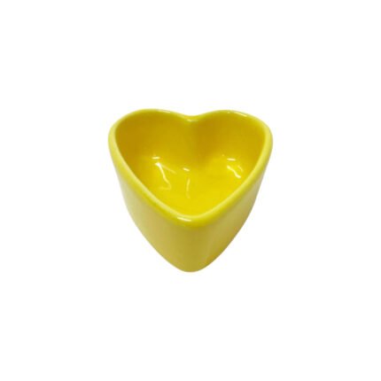 Heart Shaped Colorful Ceramic Ramekin Bowl Dish for Desserts Dips Asaar Zaman