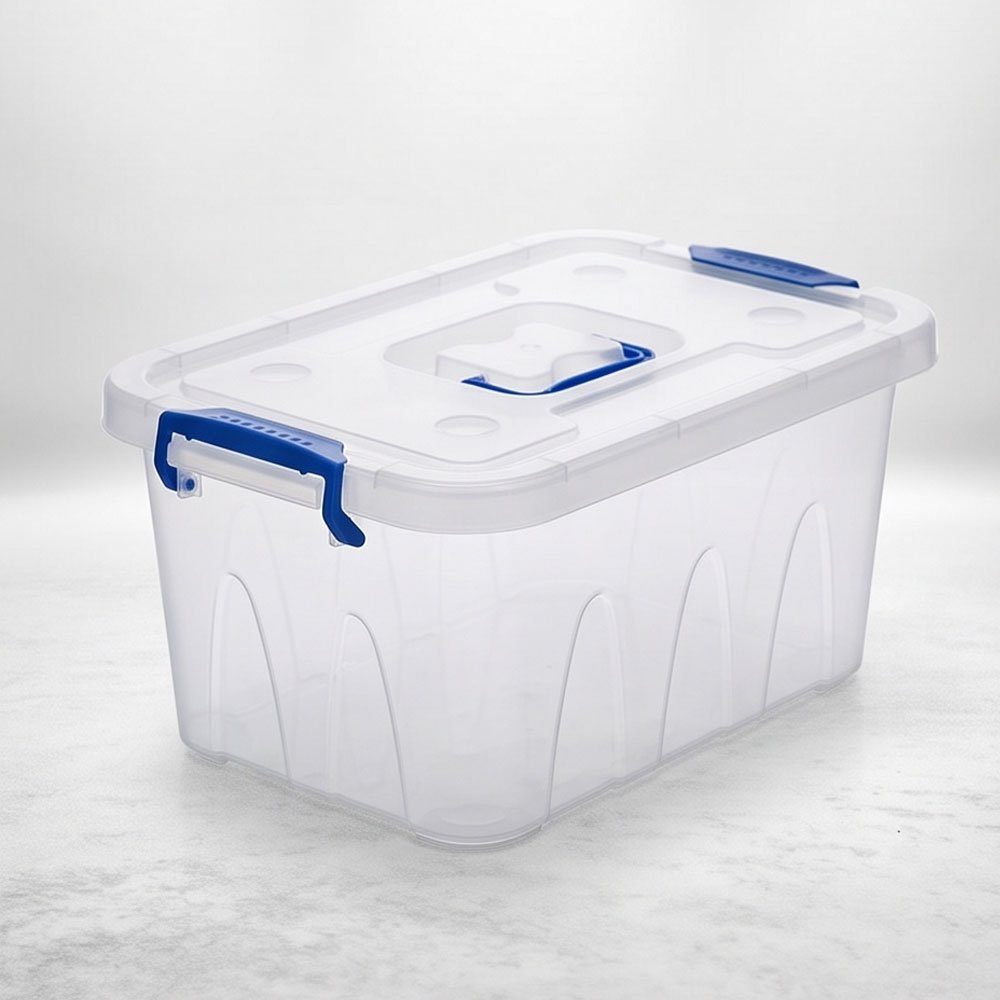El Andalus Cinderella No. 4 Clear Plastic Storage Box Container Holder Case Lid