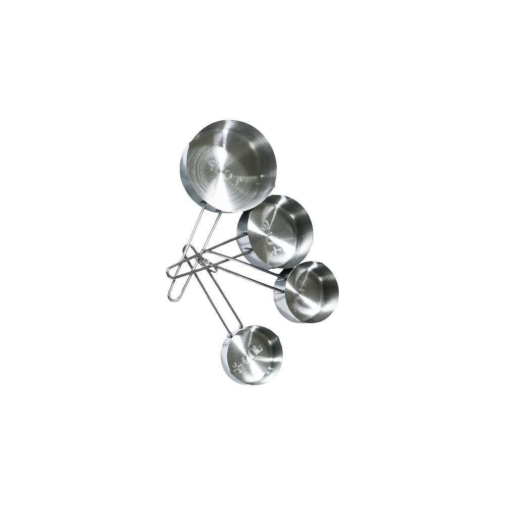 Stainless Steel Measuring Cups Set Of 4 Pieces For Kitchen Baking And Cooking - Image 5