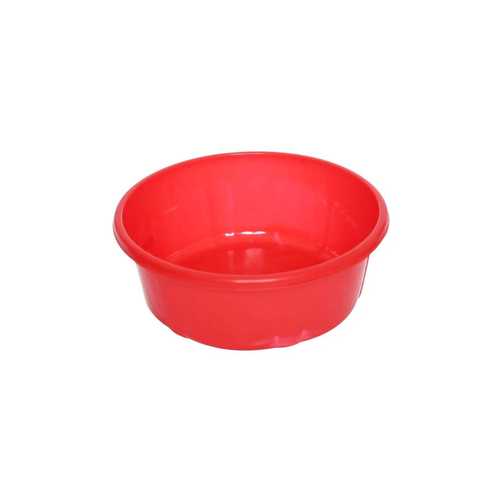 Al Andalus Carmen Round Plastic Laundry Basin Size 5 Heavy Duty Multi Purpose Household Water Tub