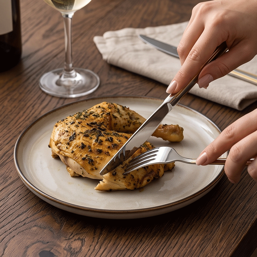 Stainless steel cutlery set (spoons, forks, and knives) in a luxurious modern design, available in silver and gold. 89 pieces. - Image 3