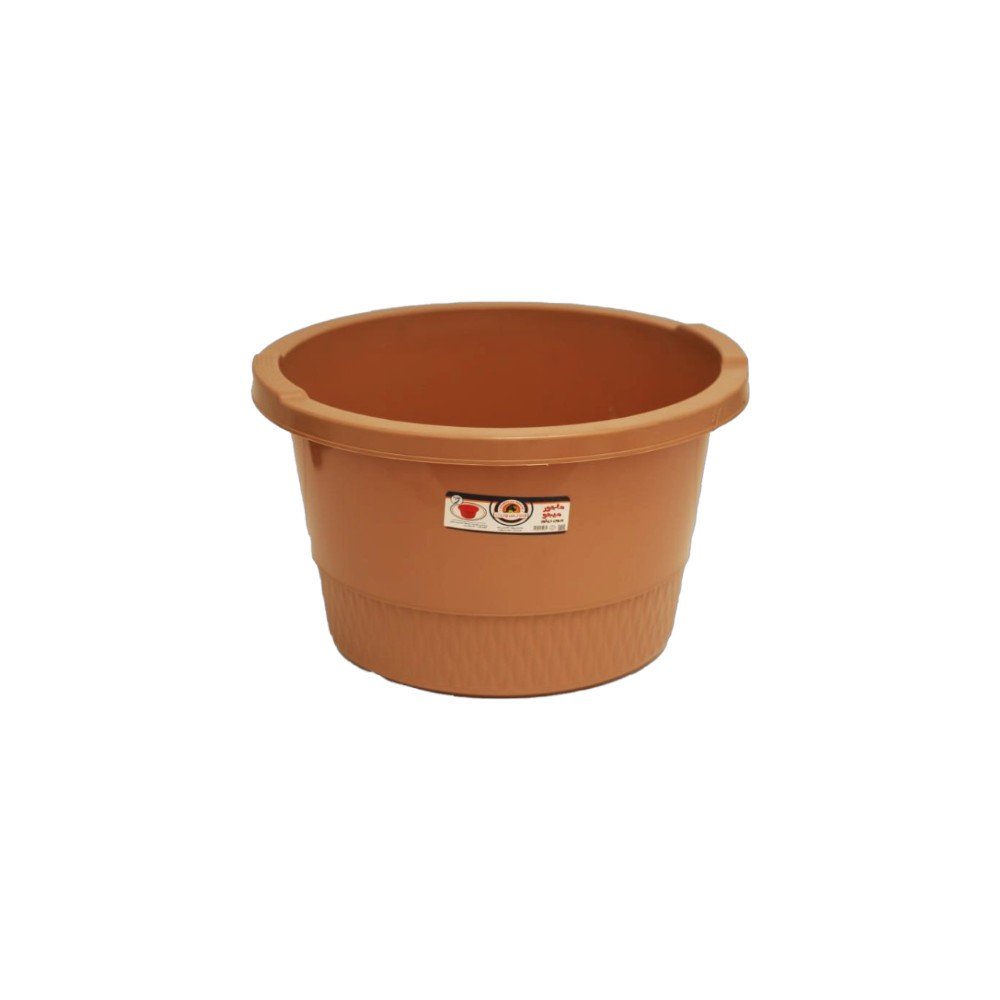 Major Plastic Round Plate Size 2 Multi-Purpose Brown - Image 4
