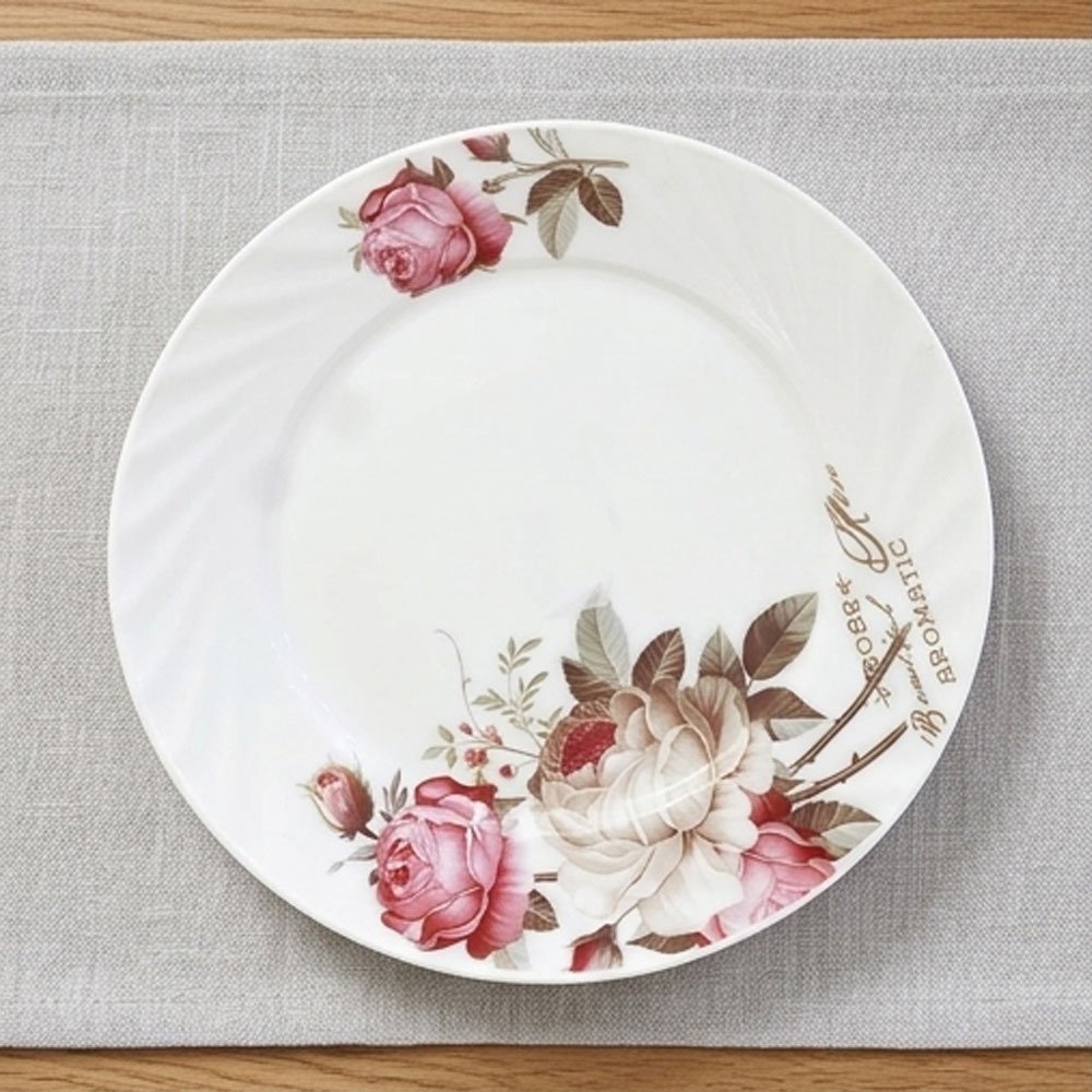 58 Piece Luxury Opal Dinnerware Set Elegant Floral Pattern Dining Tableware