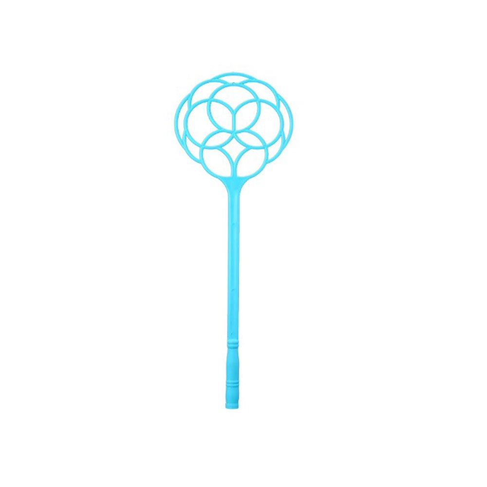 Heavy Duty Plastic Carpet Beater Dust Removal Paddle with Long Handle Blue