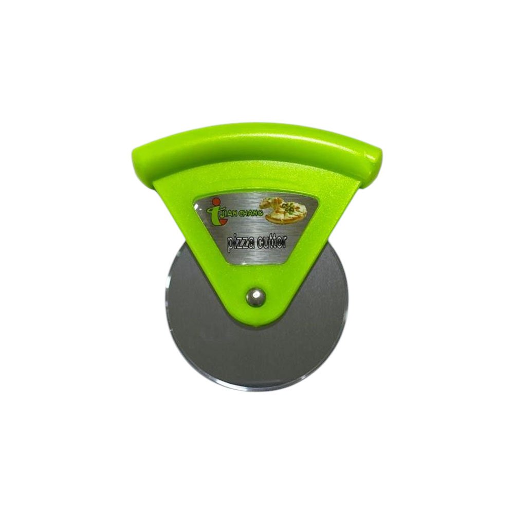 Stainless Steel Wheel Pizza Cutter Tool with Ergonomic Plastic Grip - Multi Colors - Image 2