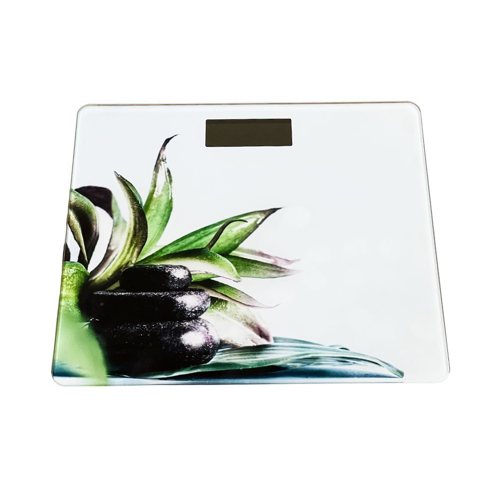 Digital Personal Body Weight Bathroom Scale Tempered Glass Printed Design - Image 3