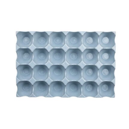Refrigerator Egg Holder Storage Organizer Tray Container Box 24 Eggs Grey