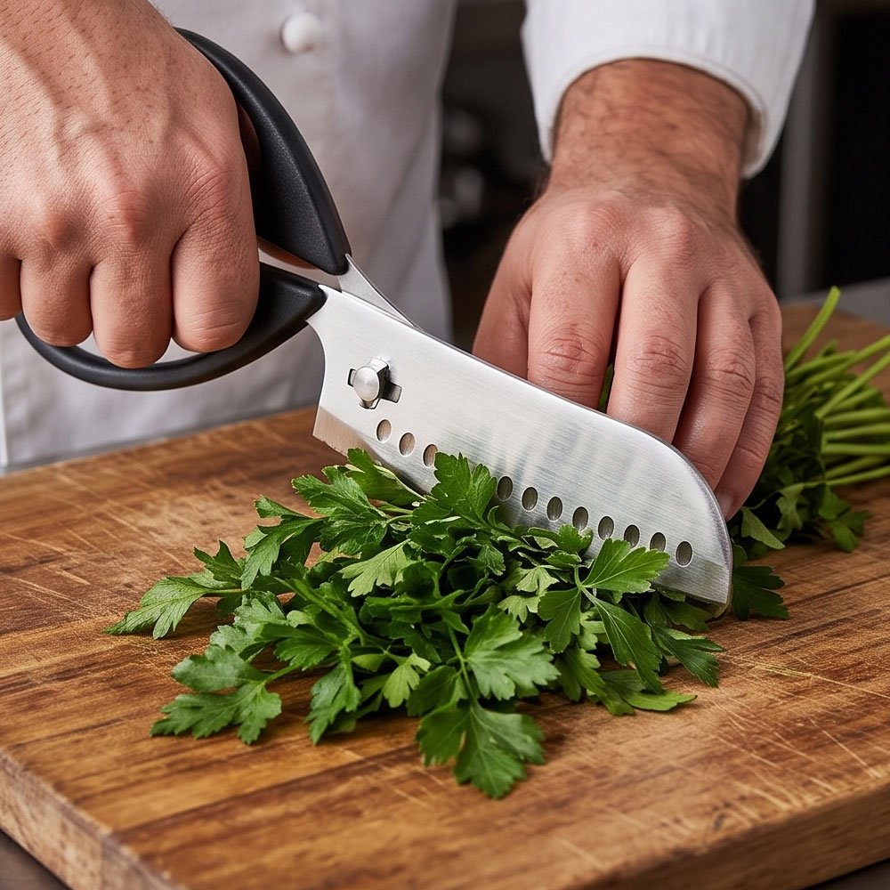 Multi Purpose Kitchen Clever Scissors Knife Stainless Steel Food Chopper Shears - Image 2