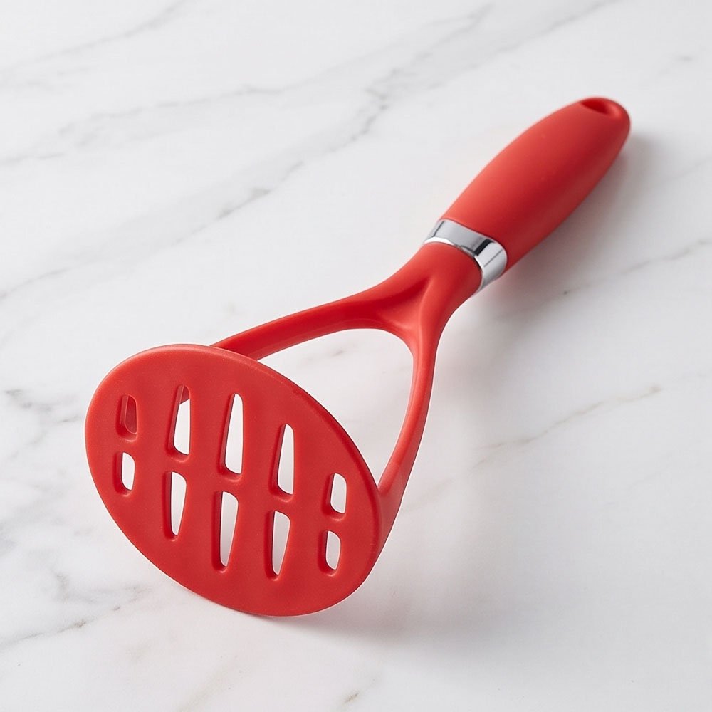 Heat Resistant Silicone Potato & Bean Masher Non Stick Cooking Utensil - Image 4
