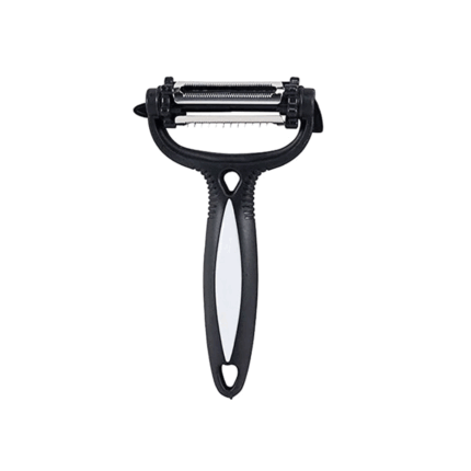 3 in 1 Rotary Vegetable Peeler Stainless Steel Blades Julienne & Slicing Tool