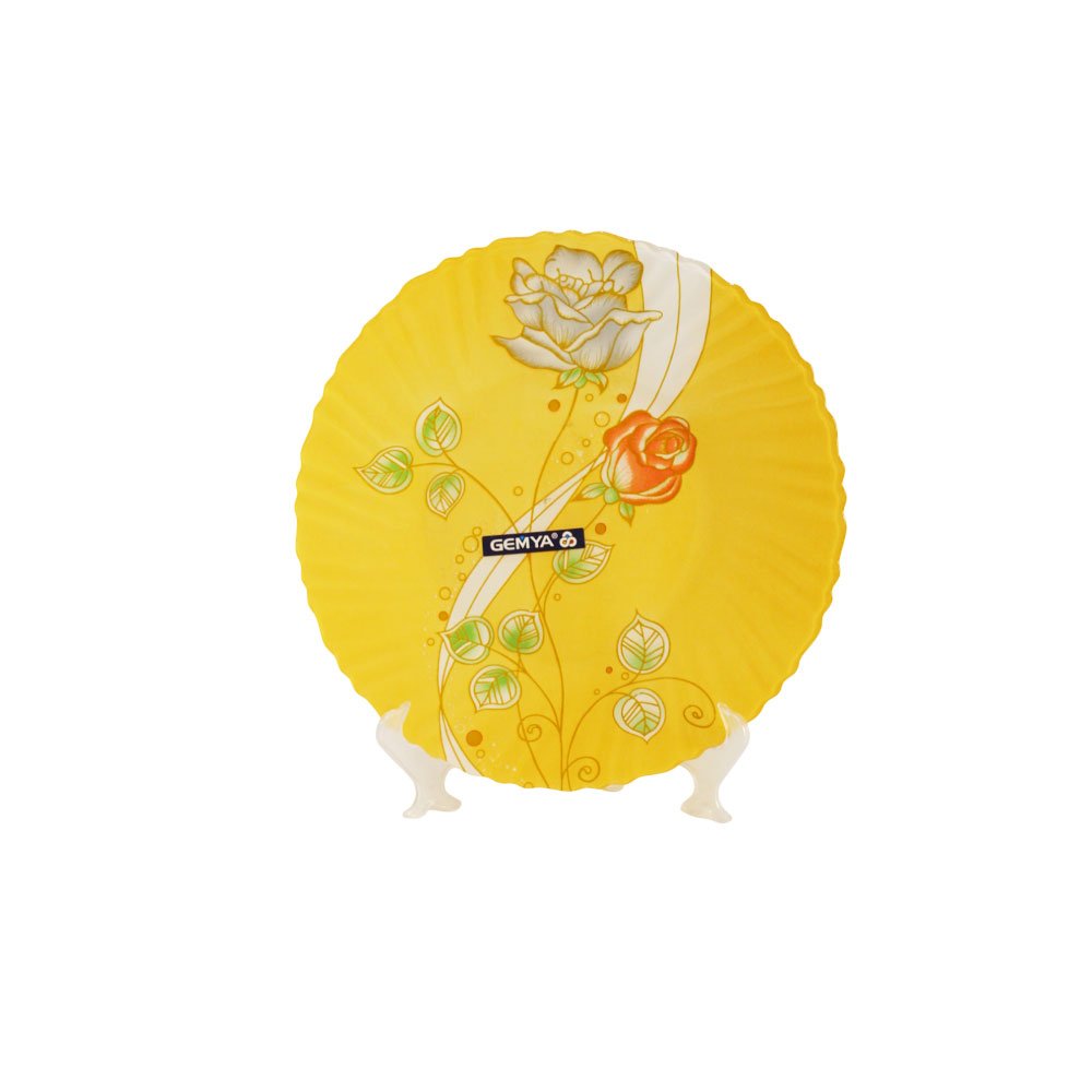 58-Piece Round Yellow Arcopal Dinner Set Featuring Elegant Floral Design and Complete Tableware Essentials - Image 5