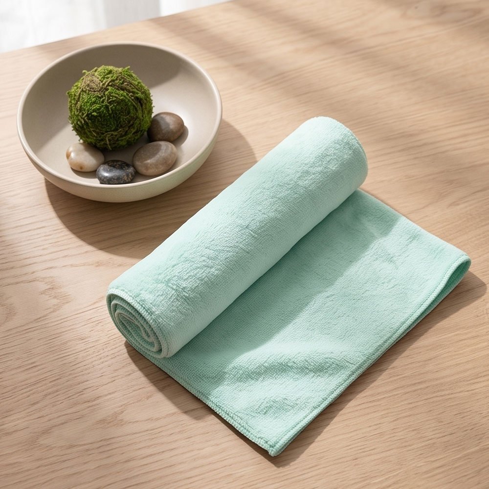5-Piece Ultra Soft Rabbit Microfiber Towel Set for Kitchen & Home Cleaning - Image 3