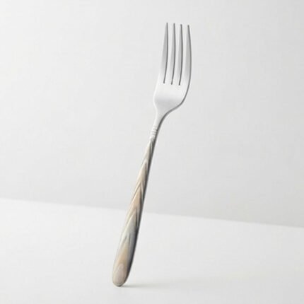 Premium Silver Stainless Steel Dinner Fork Individual Piece Modern Kitchen Cutlery