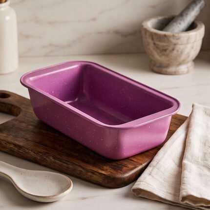 Non Stick Granite Rectangular Loaf Pan for Bread Toast and English Cake