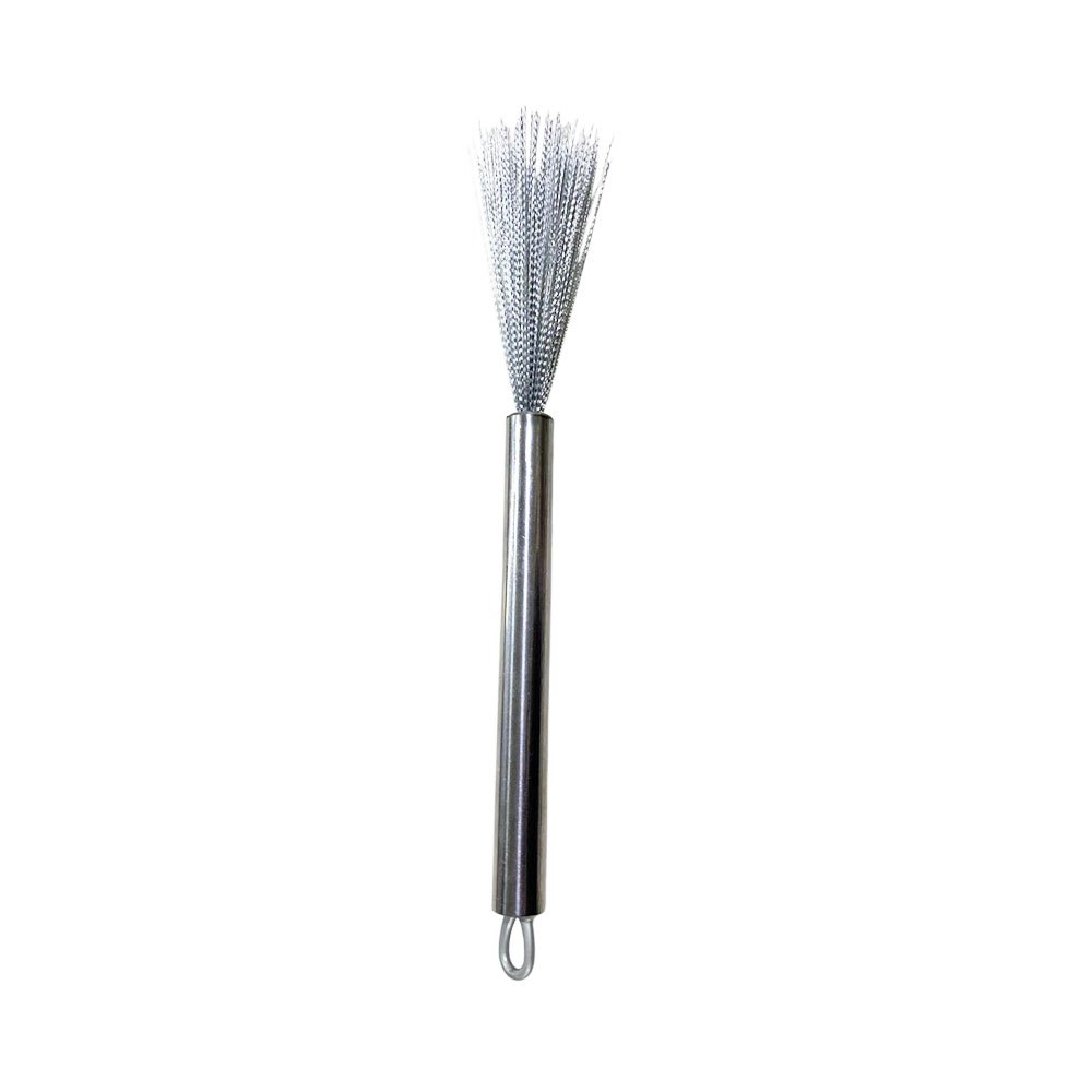 Stainless Steel Wire Dish Scrubbing Brush with Long Ergonomic Handle for Kitchen Pots and Pans - Image 3