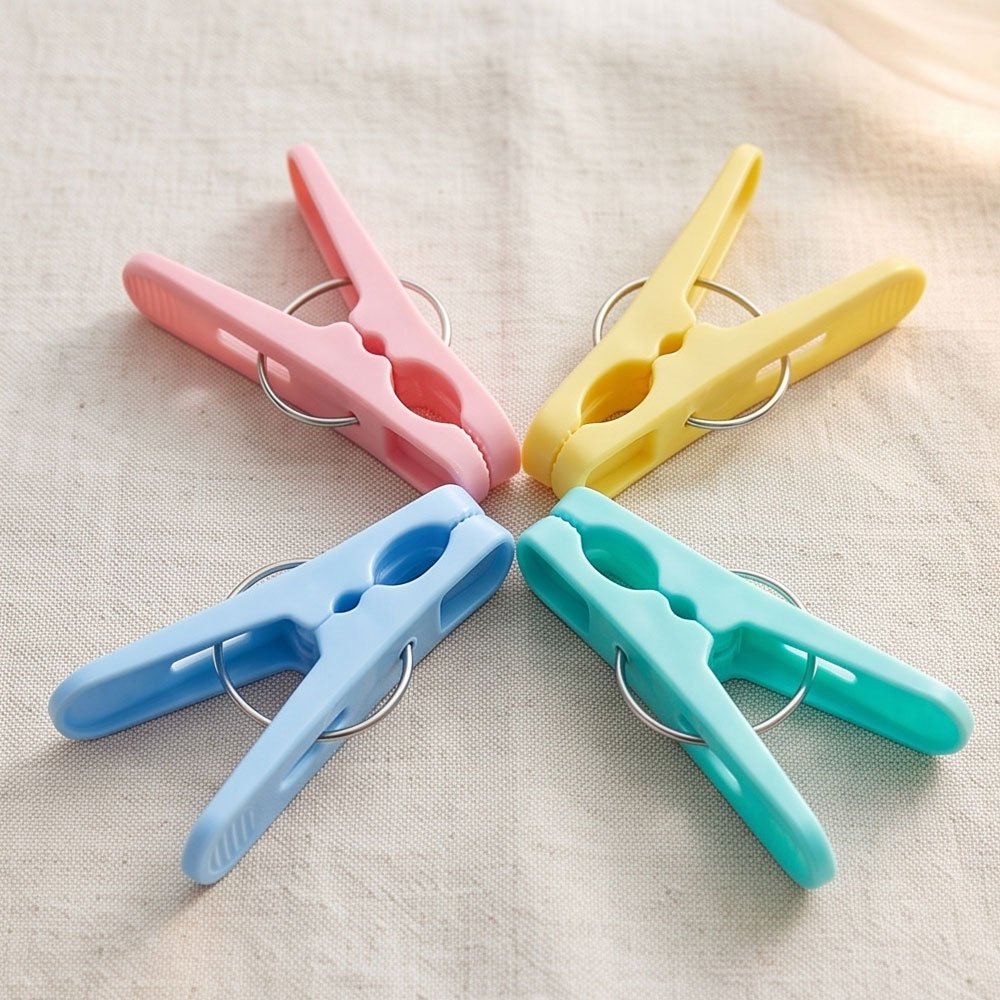 Heavy Duty Plastic Jumbo Blanket Clothes Pins Clips for Towels and Quilts - Image 3