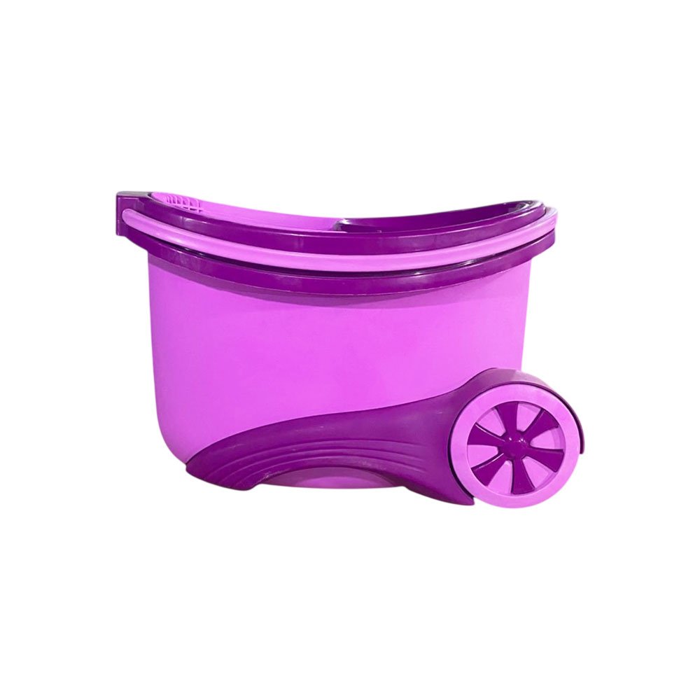Margo Spin Mop and Bucket Set with Heavy Duty Wheels and Microfiber Refill - Image 4