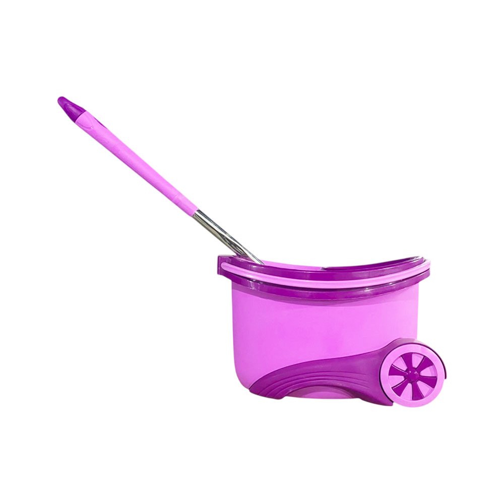 Margo Spin Mop and Bucket Set with Heavy Duty Wheels and Microfiber Refill - Image 5