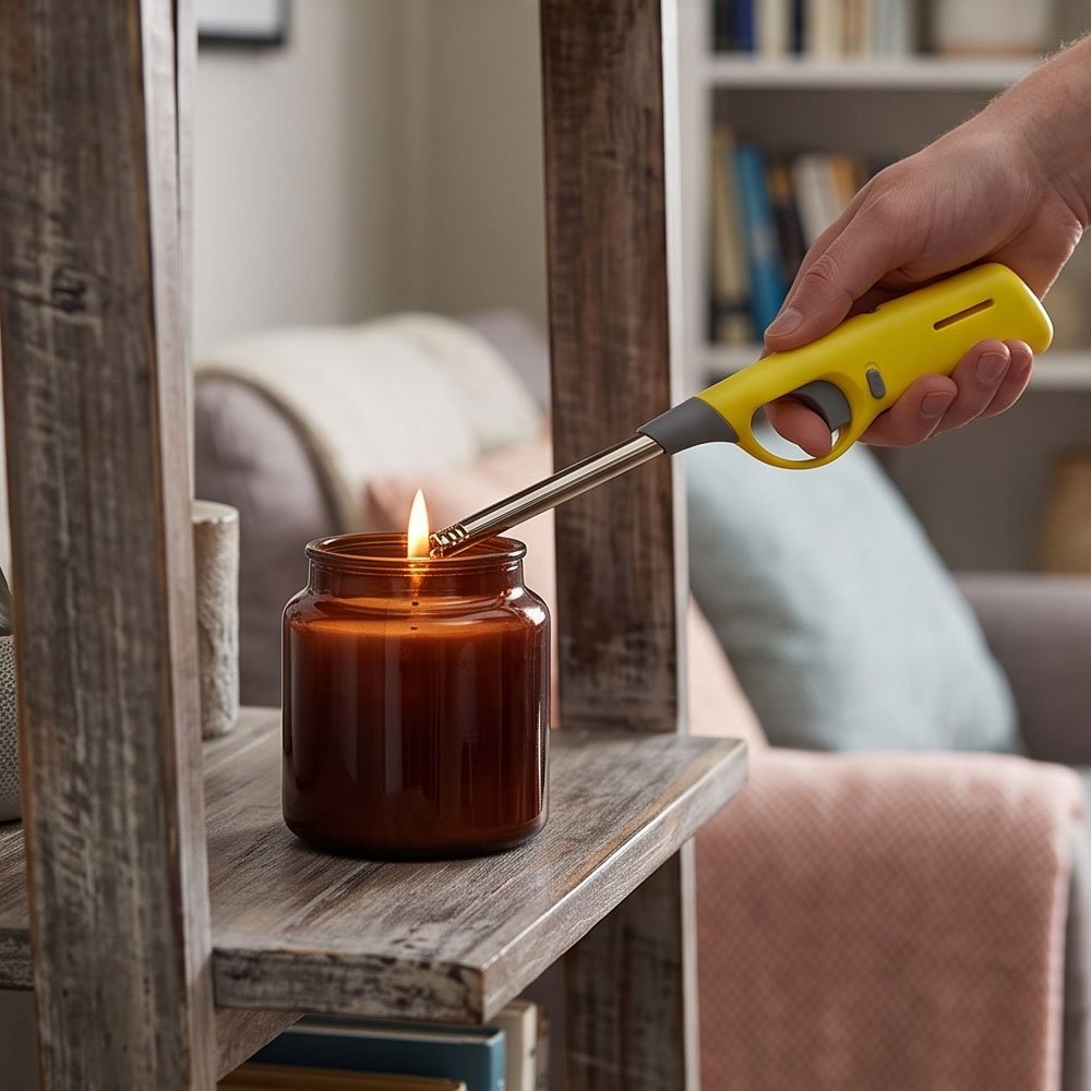 Long Gas Lighter Refillable Utility Lighter for Stoves Candles and BBQ Grills - Image 2