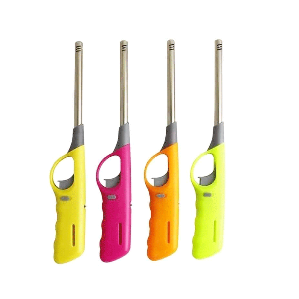 Long Gas Lighter Refillable Utility Lighter for Stoves Candles and BBQ Grills