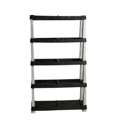 5 Tier Plastic Shoe Rack Organizer Storage Shelves with Laser Carved Pattern