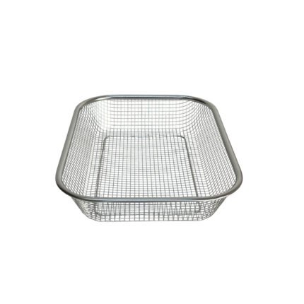 Stainless Steel Wire Mesh Air Fryer Basket Rectangular Cooking and Baking Tray