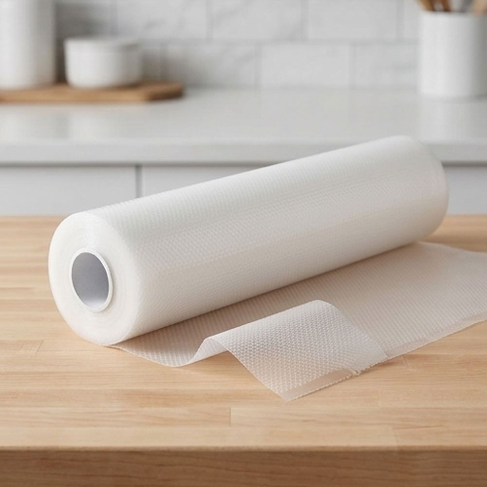 Transparent Non-Slip Kitchen and Cabinet Liner Roll for Shelf and Drawer Protection