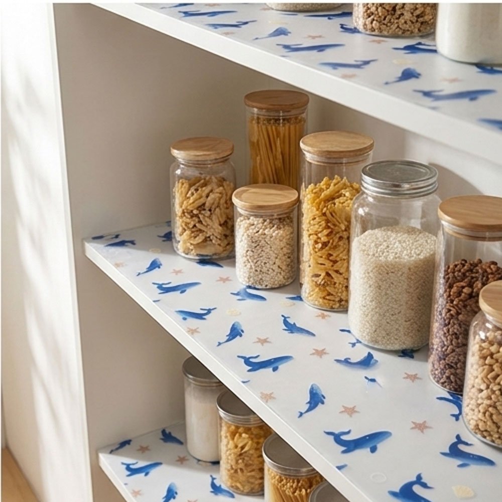 Transparent Non-Slip Kitchen and Cabinet Liner Roll for Shelf and Drawer Protection - Image 4