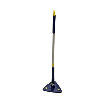 Triangle Floor and Corner Mop with Adjustable Telescopic Handle for Easy Cleaning