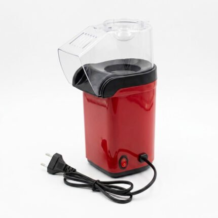 Electric Hot Air Popcorn Maker Machine Oil-Free Healthy Snack Maker with Cover