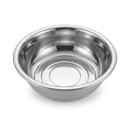 Large 60cm Stainless Steel Mixing Bowl Heavy Duty Basin for Dough, Salad & Prep