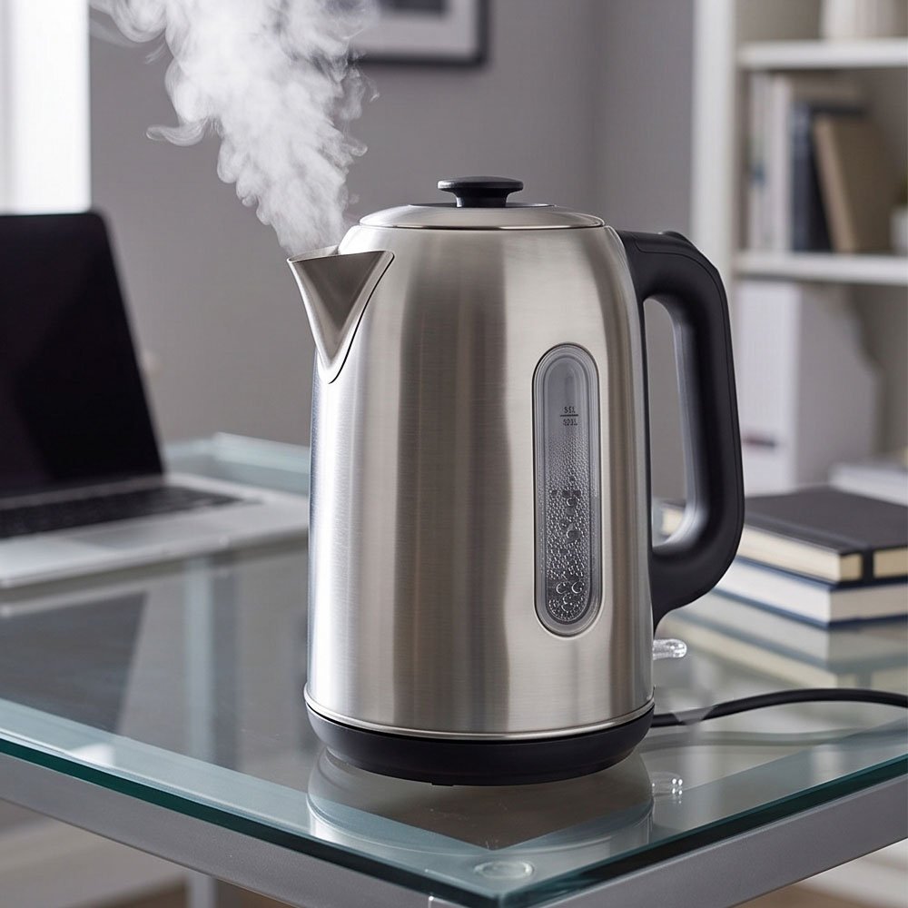 Stainless Steel Electric Water Kettle Fast Boiling Kettle with Water Level Window - Image 4