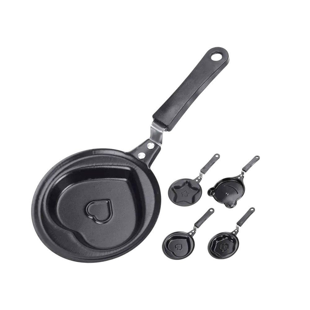 Mini Non-Stick Mold Frying Pan Shaped Skillet for Eggs Pancakes and Omelets - Image 4