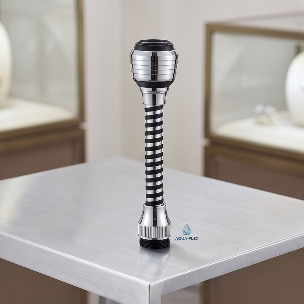 Flexible Faucet Extender and Aerator Spray Head with 360-Degree Universal Movement - Image 2