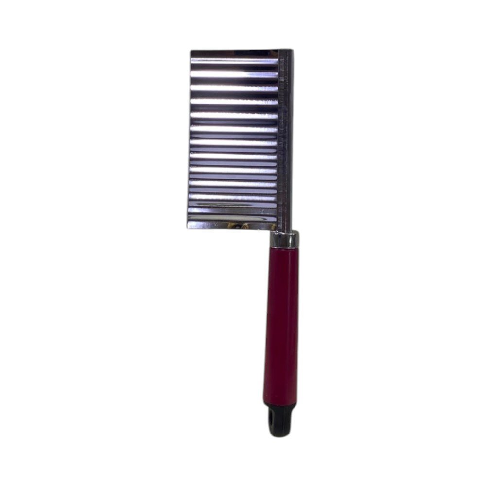 Stainless Steel Crinkle Cut Knife Wavy Slicer Chopper Cleaver for Pickle Potato - Image 3