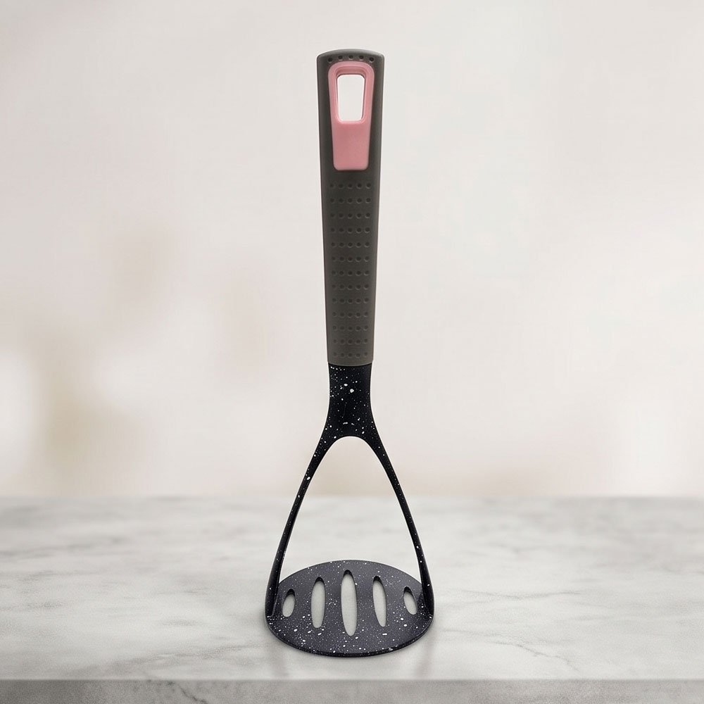 Granite Potato & Vegetable Masher Non-Stick Press with Soft Grip Handle - Image 2