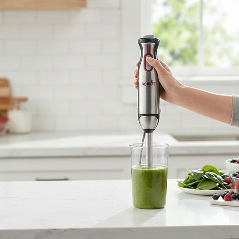 Robot Stainless Steel Hand Blender 1000W Immersion Stick Blender - Image 2