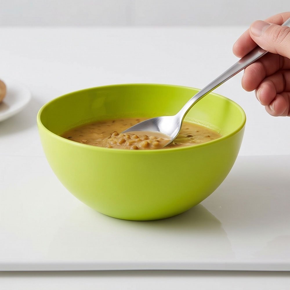 Large Round Plastic Salad and Serving Bowl Deep Multipurpose Kitchen Bowl - Image 4