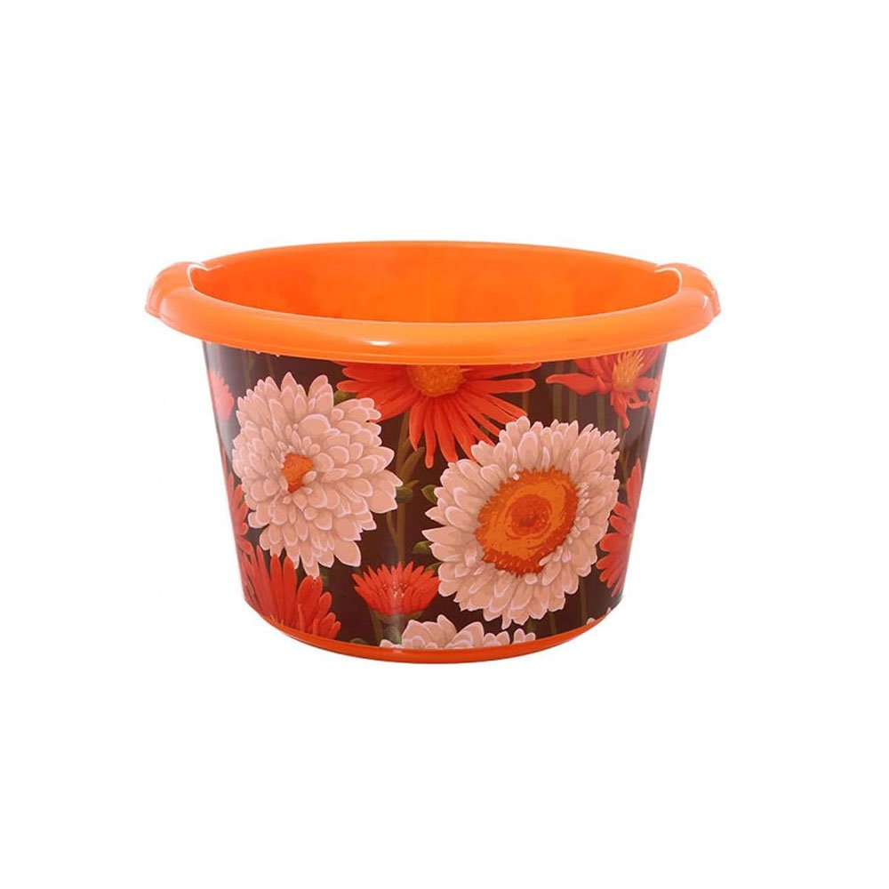 El Malek Decorative Printed Plastic Basin Bowl for Laundry, Washing & Kitchen - Image 7
