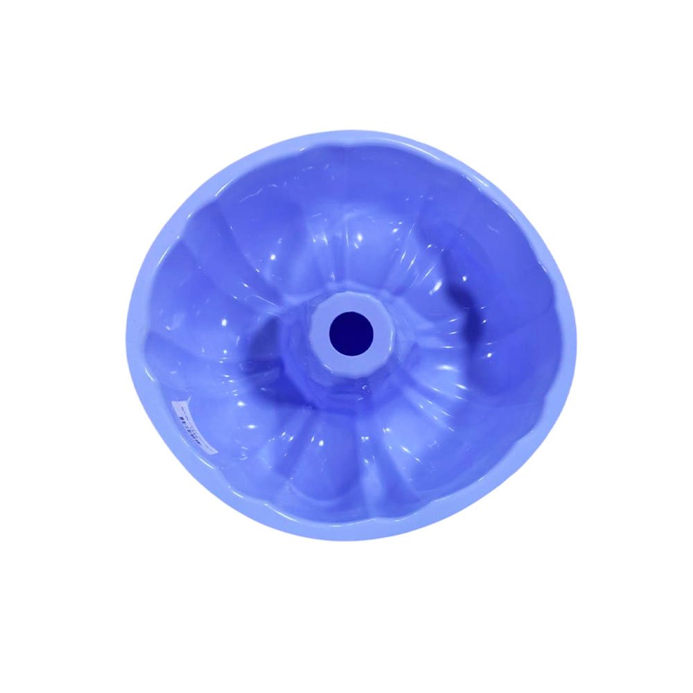 Purple Geometric Silicone Cake Baking Mold for Fluted Desserts and Cakes - Image 5
