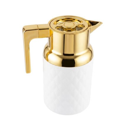 Premium Thermal Vacuum Flask Carafe for Tea Coffee Leather Body German Quality