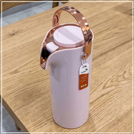 Thermal Flask Thermal Vacuum Pitcher Jug for Hot and Cold Drinks with Rose Gold