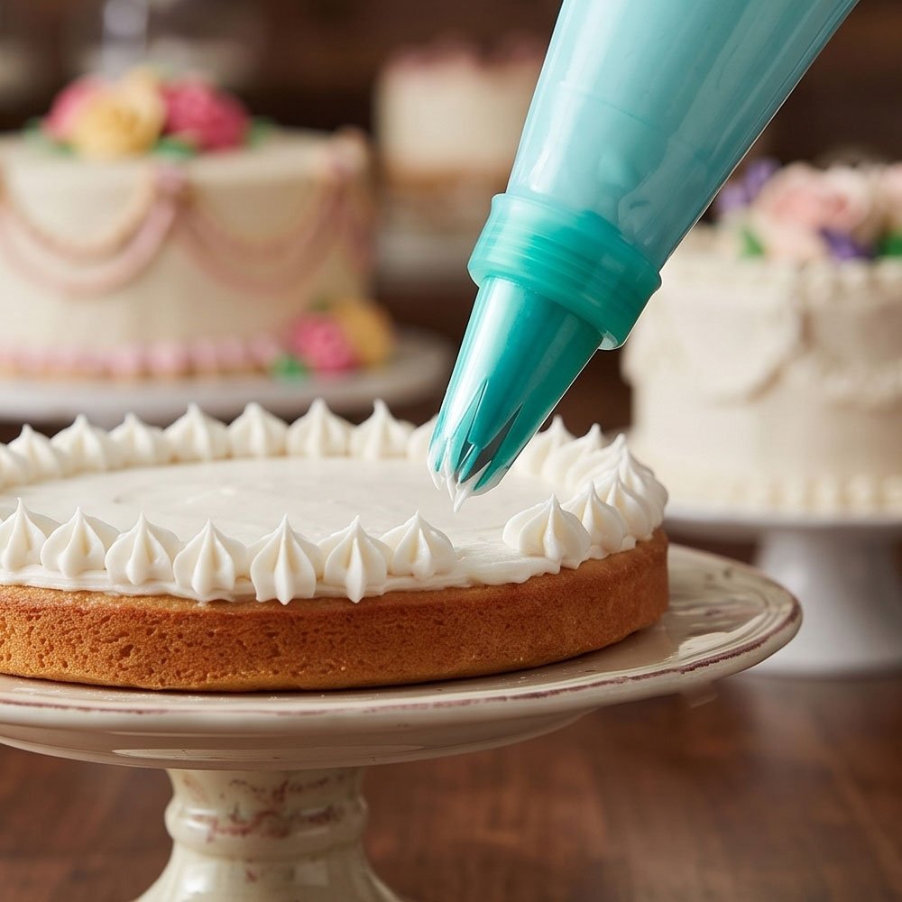 Reusable Silicone Pastry Piping Bag with Interchangeable Decorating Tips for Cake and Baking - Image 5